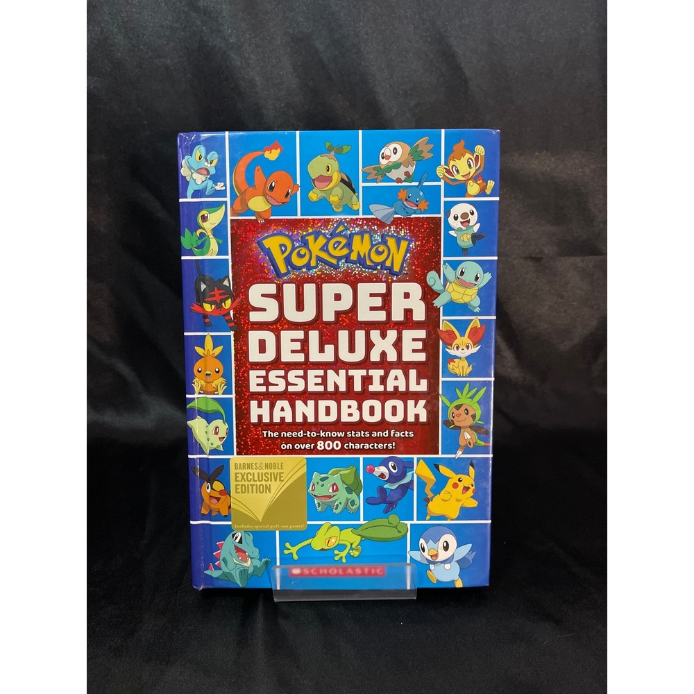 Pokemon Super Deluxe Essential Handbook Barnes Noble Exclusive 2018 Scholastic